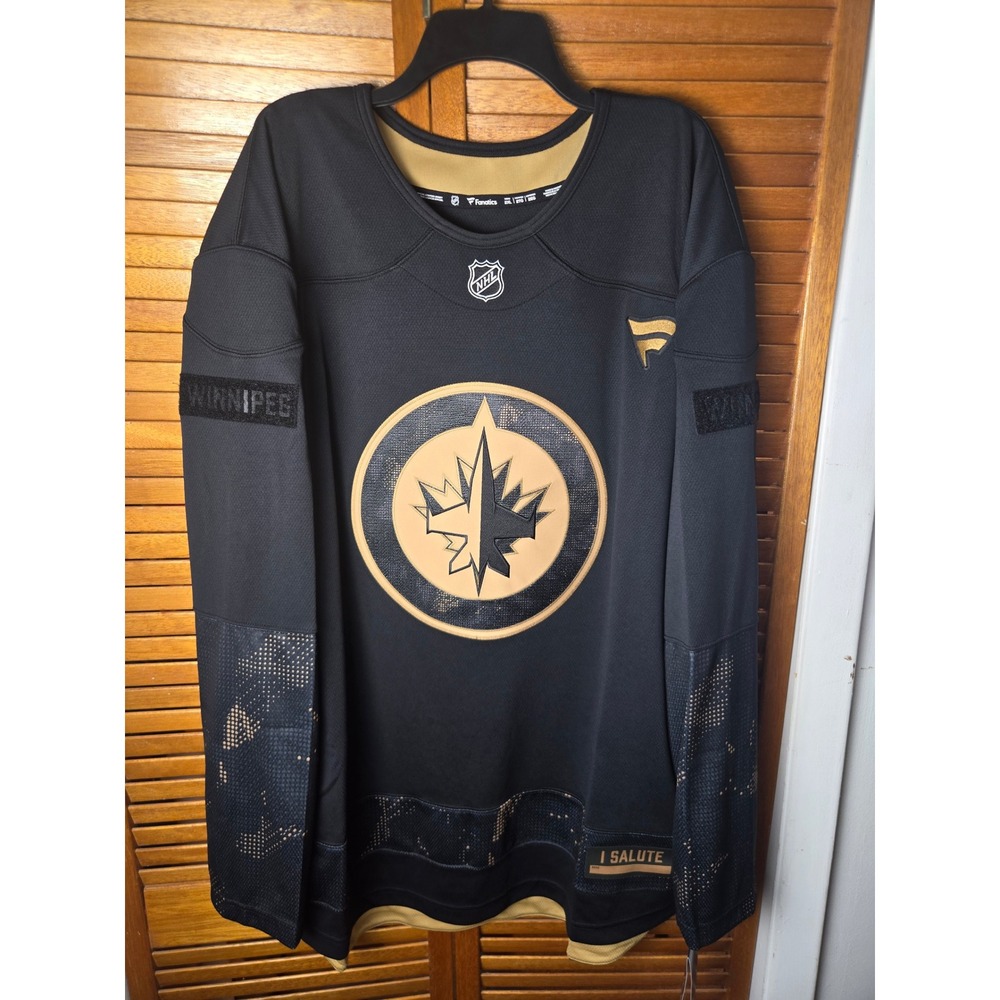Winnipeg Jets Fanatics Breakaway Military Appreciation Jersey Mens 2XL